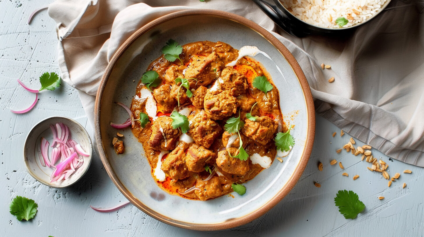 Tikka masala z seitanem
