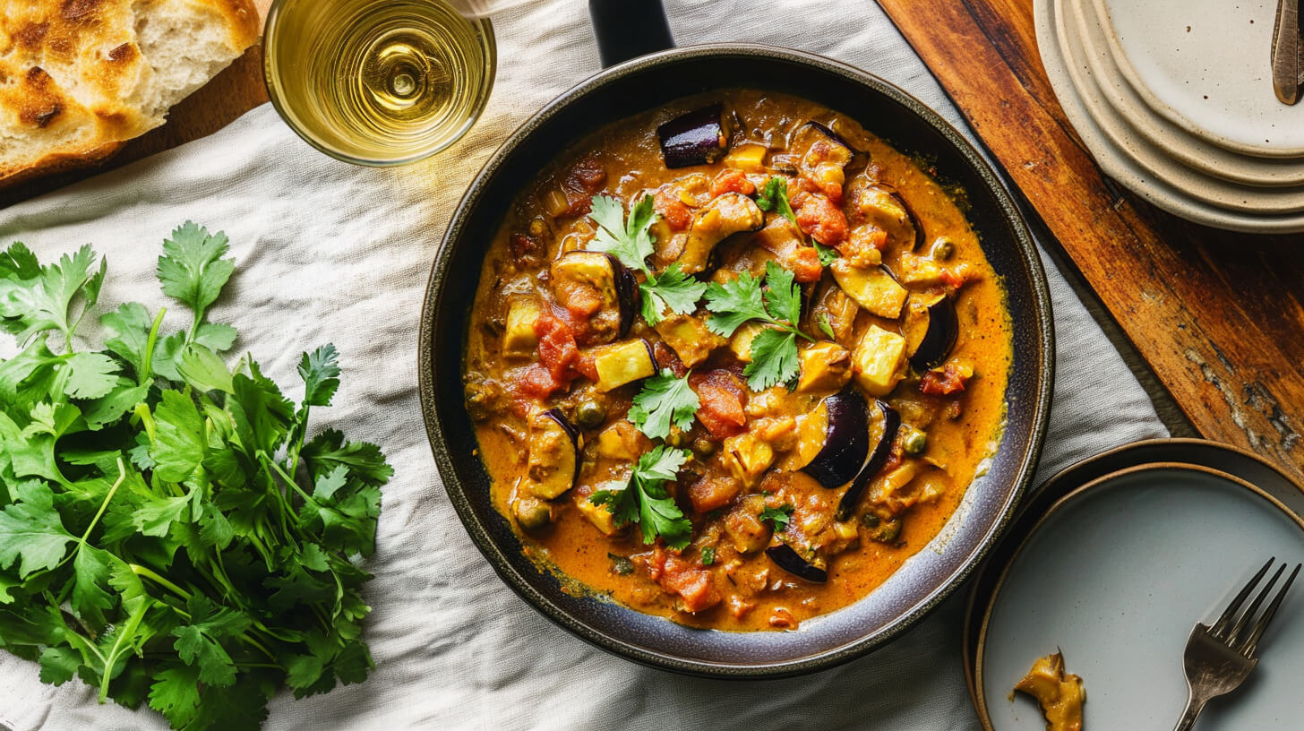 Curry z bakłażanem