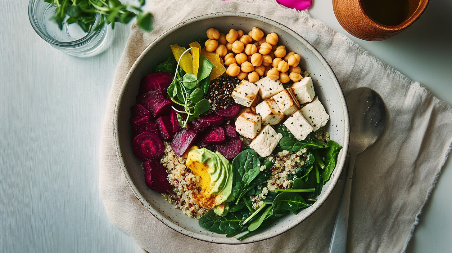 Buddha bowl z burakiem