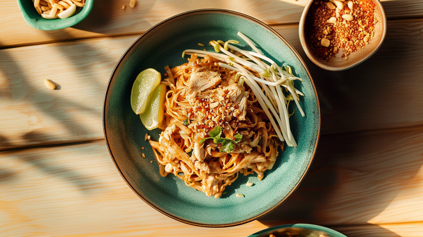 Pad thai z kurczakiem
