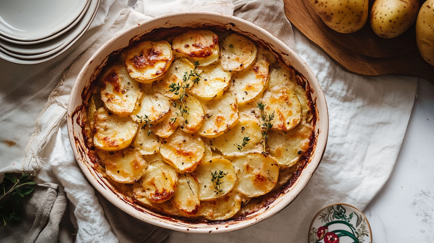 Ziemniaczana zapiekanka z tofu
