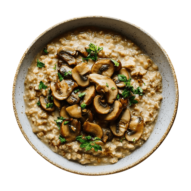 Wytrawna owsianka z tofu i grzybami