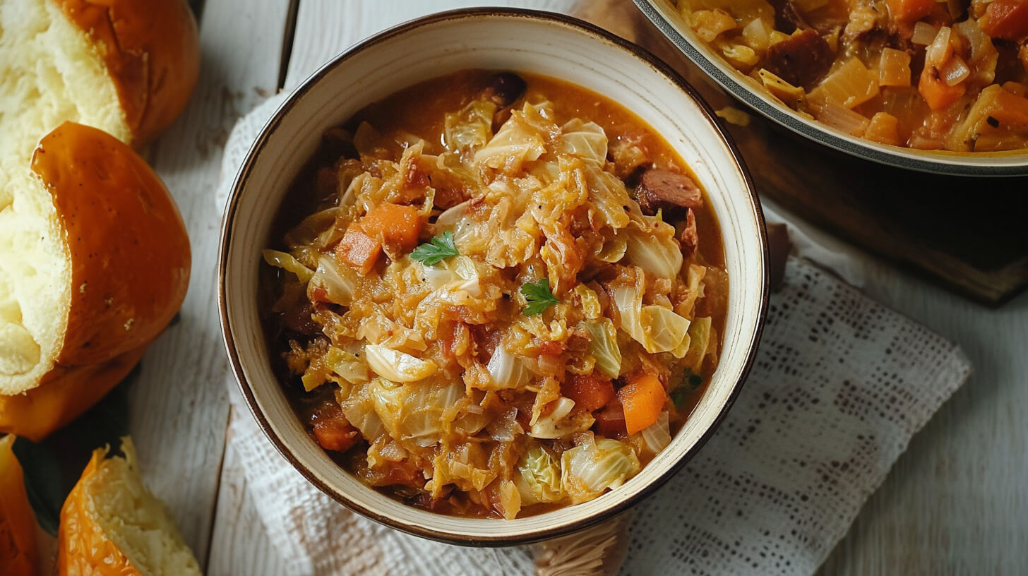 Bigos z niemięsem mielonym