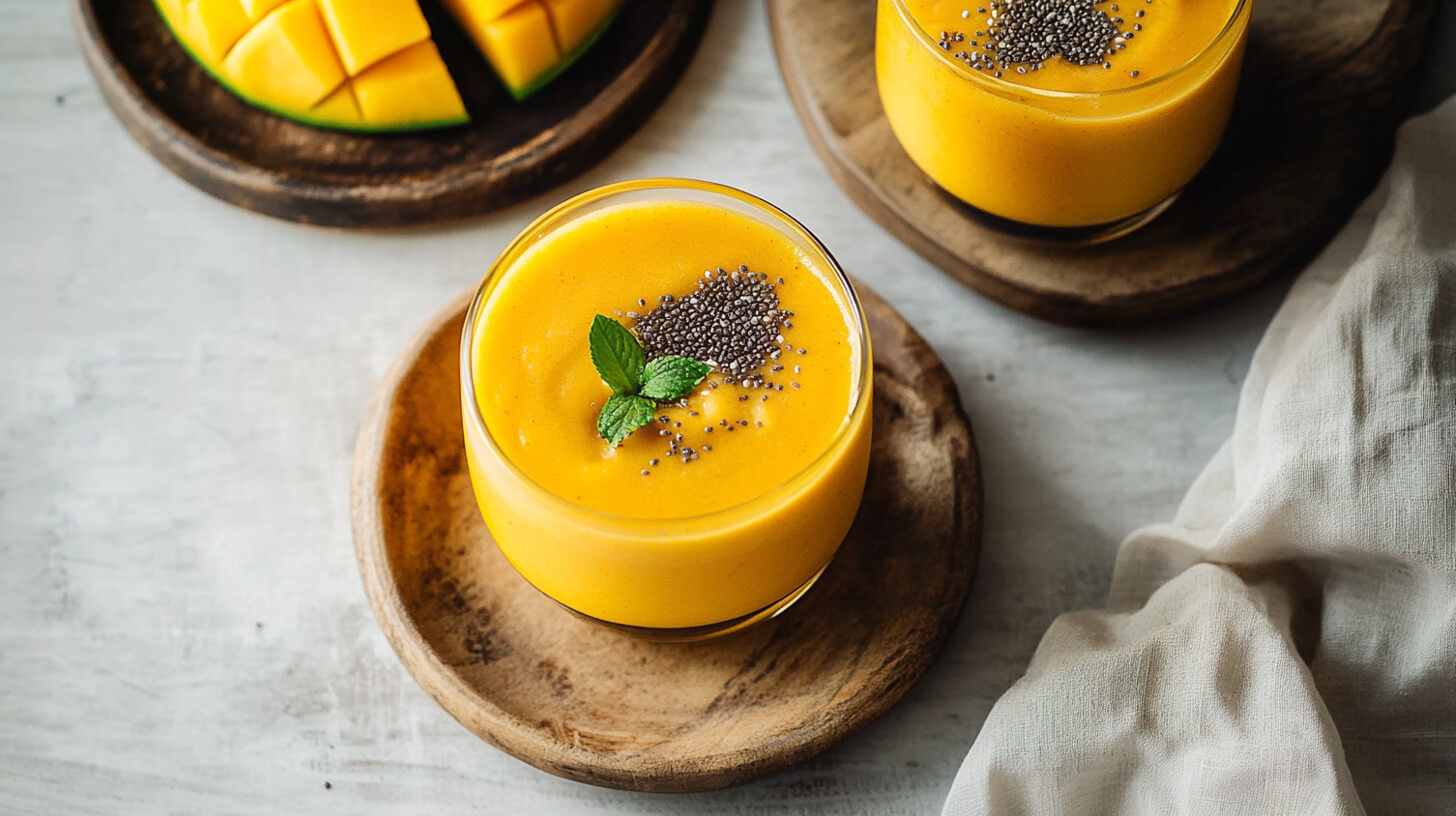 Proteinowy koktajl z mango