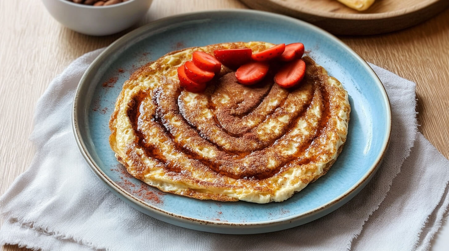 Omlet ze skyru jak cynamonka